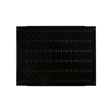 12in x 16in Black Metal Pegboard Tile Fun Size Panel