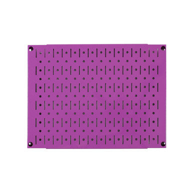12in x 16in Purple Metal Pegboard Tile Fun Size Panel