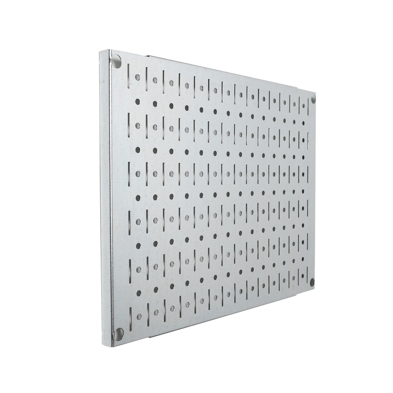 Small Galvanized Pegboard Tiles