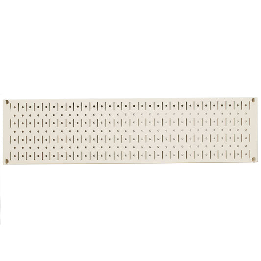 Tan Pegboard Beige Metal Pegboard Narrow Space