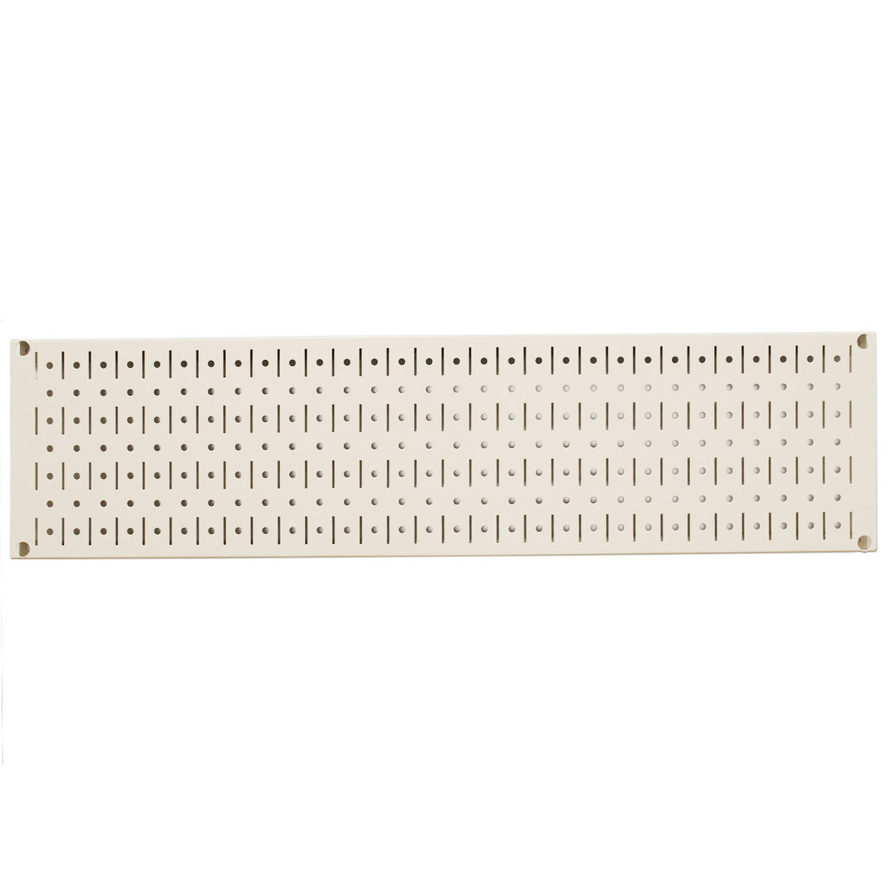 Tan Pegboard Beige Metal Pegboard Narrow Space